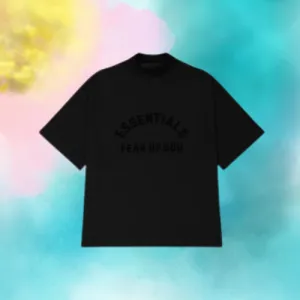 Black Essential T Shirt