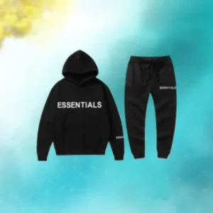 black essentials tracksuit