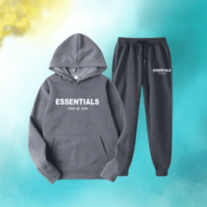essentials gray tracksuit