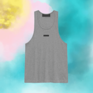 essentials top dark heather