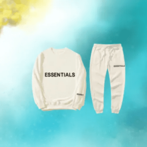 essentials tracksuit cream