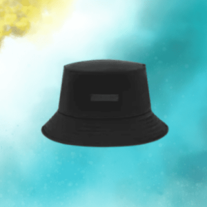 black essentials bucket hat